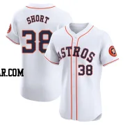 Zack Short Men's Houston Astros White Elite Home Jersey