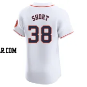 Zack Short Men's Houston Astros White Elite Home Jersey