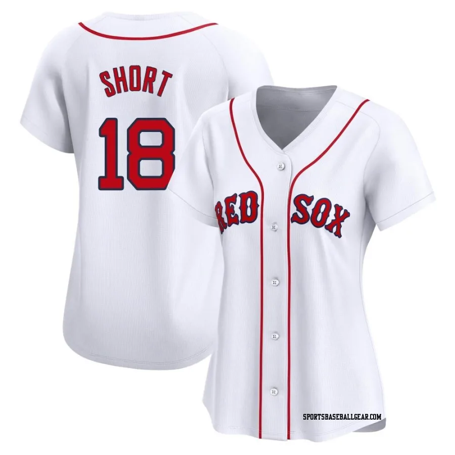 Zack Short Women's Boston Red Sox White Limited Home Jersey