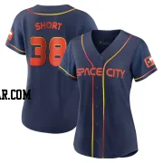 Zack Short Women's Houston Astros Navy Replica 2022 City Connect Jersey