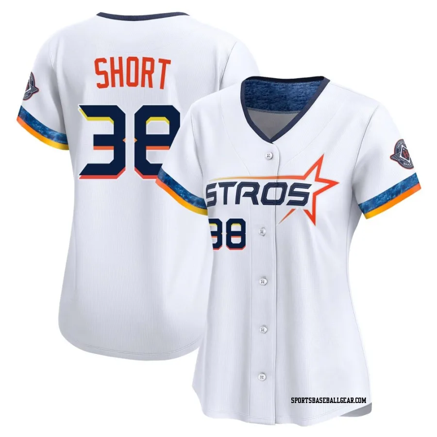 Zack Short Women's Houston Astros White Limited 2025 City Connect Jersey