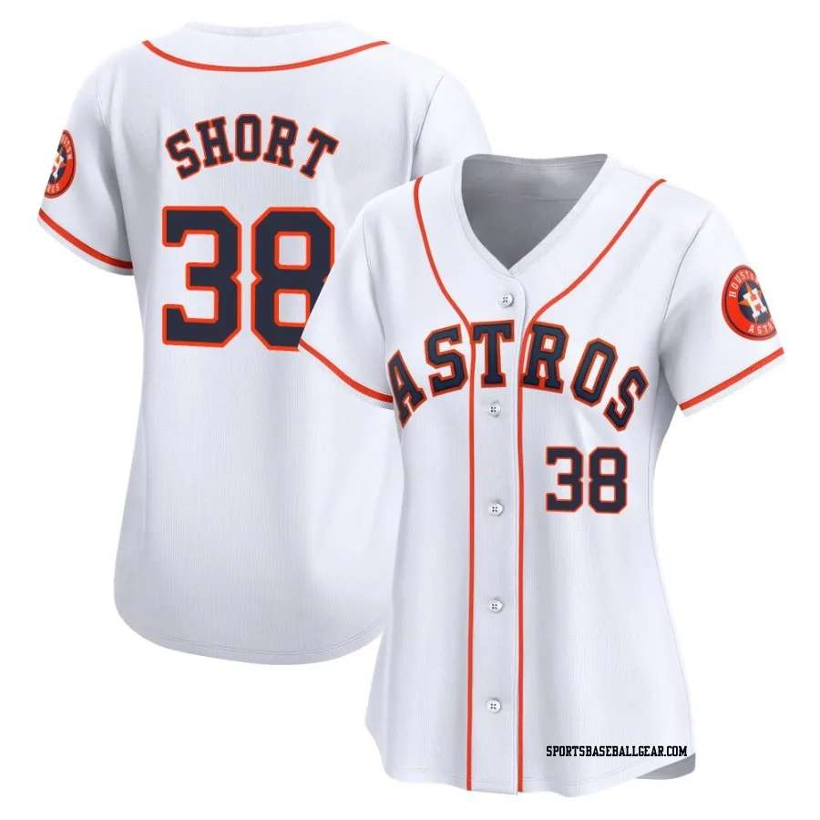 Zack Short Women's Houston Astros White Limited Home Jersey