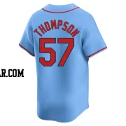 Zack Thompson Men's St. Louis Cardinals Light Blue Limited Alternate Jersey