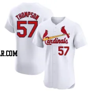 Zack Thompson Men's St. Louis Cardinals White Elite Home Jersey