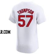 Zack Thompson Men's St. Louis Cardinals White Elite Home Jersey