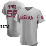 Zack Weiss Men's Boston Red Sox Gray Authentic Road Jersey