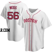 Zack Weiss Youth Boston Red Sox White Replica Alternate Jersey