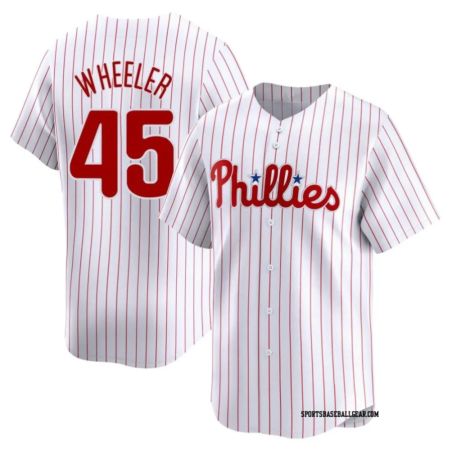 Zack Wheeler Men's Philadelphia Phillies White Limited Home Jersey