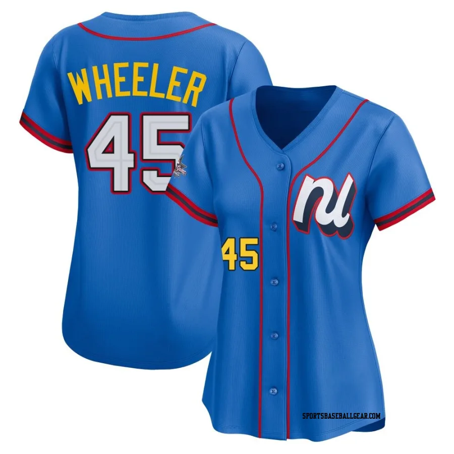Zack Wheeler Women's Philadelphia Phillies Blue Limited National League 2025 All-Star Edition Jersey