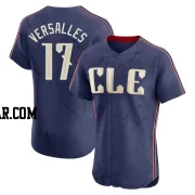 Zoilo Versalles Men's Cleveland Guardians Navy Elite 2024 City Connect Jersey