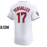 Zoilo Versalles Men's Cleveland Guardians White Elite Home Jersey