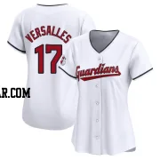 Zoilo Versalles Women's Cleveland Guardians White Limited Home Jersey